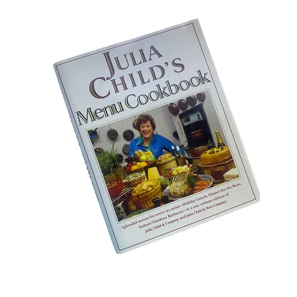 Julia Child's Menu Cookbook 1994 Mastering the Art of French Cooking Hardcover - Picture 3 of 6